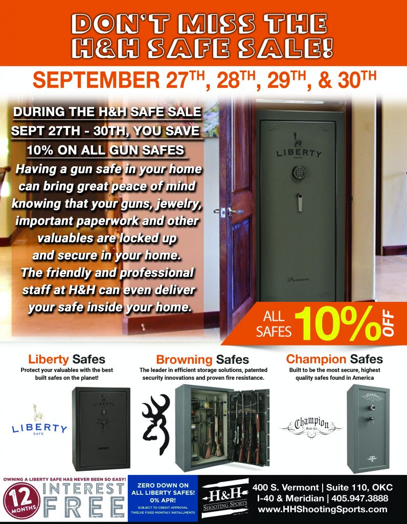 End of September Safe Sale at H&H Sept 27 – 30 – WireShots.com